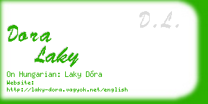 dora laky business card